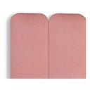 Ver imagem 5 de Cabeceira Queen Estofada Modulada Veludo Rosê Bms