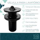 Ver imagem 5 de Valvula Preta 7/8 Inox Banheiro Ralo Lavatorio Pia Louça Cuba preto