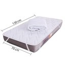 Ver imagem 4 de Capa Protetora Colchão Berço Imperm. Americano 130x70cm BF Colchões