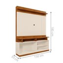 Ver imagem 3 de Painel Home Goiás 1.5 para Sala Compacta Off White Canela