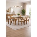 Ver imagem 1 de Sala de Jantar Completa com 6 Cadeiras Mave -domus Móveis