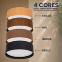 Ver imagem 4 de Lustre Pendente Madeira Redondo 60cm Mel