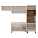 Ver imagem 3 de Cozinha Completa Koya 8 Portas 4 Gavetas 40250029 Creme - Politorno