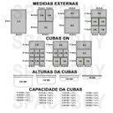 Ver imagem 3 de Conj 4 Cuba Gastronômicas em Policarbonato Gn 1/6x65 Mm 900 Ml sem Tampa Sb