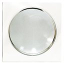 Ver imagem 1 de Plafon. de Embutido 178x178mm X H Regulável-1 Luz E27-c/vidro Fosco (80%) + Aro Quadr. Branco