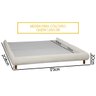 Base Cama Box Queen Size 173cm Orgânica Napoli Bouclê Bege Claro - 4