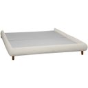 Ver imagem 1 de Base Cama Box Queen Size 173cm Orgânica Napoli Bouclê Bege Claro