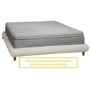 Ver imagem 3 de Base Cama Box Queen Size 173cm Orgânica Napoli Bouclê Bege Claro