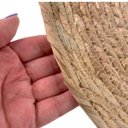 Ver imagem 3 de Kit com 4 Peças Jogo Americano Redondo Natural Palha Bambu Sousplat Sobre Prato Mesa Cozinha