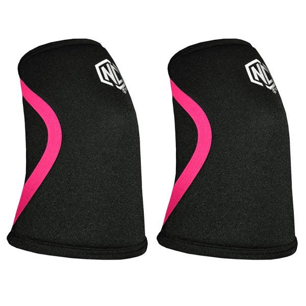Cotoveleira Alta Perf. Neoprene 5mm (Par) Preto com Rosa- Cp840711 G - 1