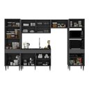 Ver imagem 2 de Armário de Cozinha Modulada Completa 313cm Milano Multimóveis Mp2396 Cinza