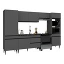 Ver imagem 1 de Armário de Cozinha Modulada Completa 313cm Milano Multimóveis Mp2396 Cinza
