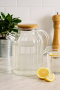 Ver imagem 3 de Jarra de Vidro com Tampa de Bambu 1700ml Vitalis - Transparente