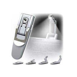 Lanterna Robô Luz LED com Clip Ajustável Para Leitura - 3