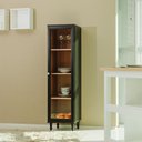 Ver imagem 6 de Cristaleira Estante Para Livros Ditália 1 Porta Vidro E-963 Cor:Preto