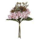 Ver imagem 1 de Buque Hortensia Ramalhete C/fita X6 (rosa) 36cm