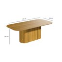 Ver imagem 3 de Mesa de Jantar 8 Lugares sem Vidro 220cm Kalina Carvalho