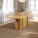 Ver imagem 2 de Mesa de Jantar 8 Lugares sem Vidro 220cm Kalina Carvalho