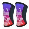Joelheira Alta Performance - 7mm - Oriental Roxo- (Par) G - 2