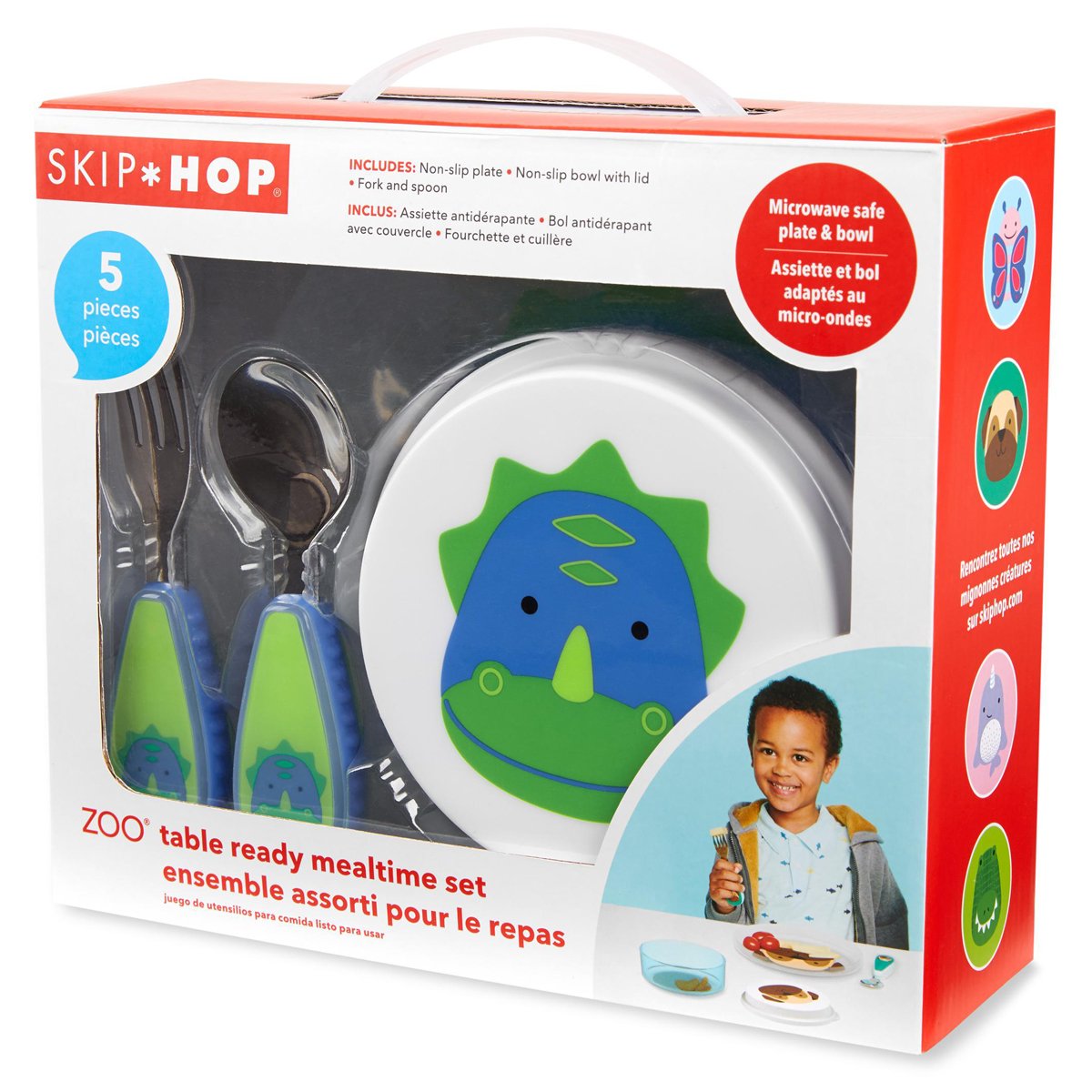 Kit de Alimentação Skip Hop Zoo Dinossauro - 2