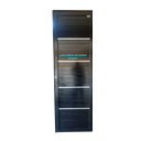 Ver imagem 2 de Porta de Alumínio  210 x 100 - Lambri Simples PRETA