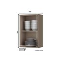 Ver imagem 3 de Módulo Cozinha Henn Connect Armário c/ 1 Porta Duna/Cristal