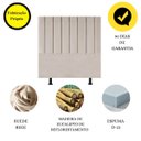 Ver imagem 4 de Cabeceira de Cama Solteiro Box 100 Cm Maisa Suede:bege