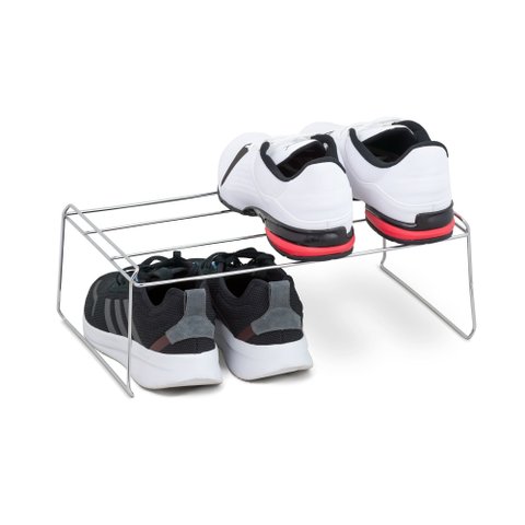 Sapateira Empilhável Organizador de Armário para Calçados Tenis Sapato - Kit com 2 Unidades