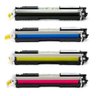 Kit 4 Toner Compatível para Hp Ce310A Ce311A Ce312A Ce313A - Preto - Ciano - Amarelo - Magenta - 1