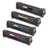 Kit 4 Toner Compatível para Hp Cb540 Cp1215 1510 1515 1518 - Kit Color - 1