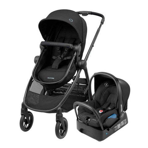 Carrinho Travel System Anna³ Maxi-cosi Trio com Base - Preto
