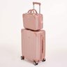 Kit de Malas de Viagem 3 Peças e Frasqueira Italia Maloa Rose - 6
