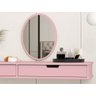 Penteadeira Suspensa Camarim Rosa com Espelho Bela - 2