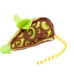 BRINQUEDO CATNIP RATO JW CATACTION MOUSE PARA GATO COR:VERDE - 1