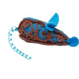 Brinquedo Jw Cataction Rato Azul com Catnip para Gato - 2