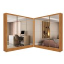 Ver imagem 2 de Closet Casal Duplo Dubai 06 Portas 06 Gavetas com Espelhos Premium Carioca Móveis
