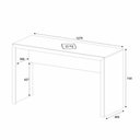 Ver imagem 3 de Conjunto de Escritório com Escrivaninha 02 pç CJ43018-085 Tecno Móbili - Tecno Móbili Nogal
