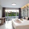 Plafon Painel Sobrepor Luminária Sala Jantar Quarto 3 Lâmpadas Redondo Soquete E27 Prata - 3