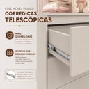 Ver imagem 6 de Quarto Apolo para Bebê Completo com Berço 2 em 1 Cômoda com Porta e Guarda-Roupas 3 Portas 100% MDF