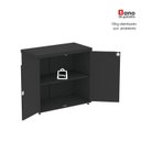 Ver mais imagens de Armário Baixo para Escritório PE40 com 2 Portas Pivotantes Preto