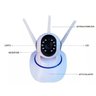 Câmera HD 720P Wireless 3 Antenas Wifi Infravermelho P2P - 5