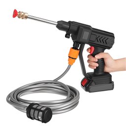 Lavadora de Alta Pressão sem Fio Portátil 48v Bateria Recarregável para Carros Motos e Quintais - 1