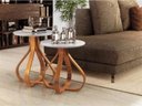 Ver imagem 2 de Conjunto Mesa Espanha 60 Cm e 70 Cm de altura