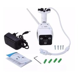 Câmera IP Wifi 180° Full HD Prova D'Água Áudio Visão Noturna - 2