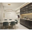 Ver imagem 2 de Pendente 3 Anéis Oval Birdie Dourado LED 39W 3000K Bivolt KW004G Bella