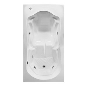 Banheira Retangular Gardenia com Hidro - 127v