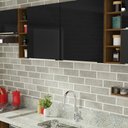 Ver imagem 7 de Armário de Cozinha Completa 300cm Rustic/Preto Lux da Sabrina Madesa