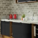 Ver mais imagens de Armário de Cozinha Completa 300cm Rustic/Preto Lux da Sabrina Madesa