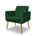 Ver imagem 3 de Kit 2 Poltrona Anita +puff Redondo Pés Palito Decorativo-me Ecommerce:verde