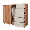 Ver imagem 7 de Cômoda Caemmun Pegasus Ripado 2 Portas e 5 Gavetas